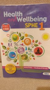 Secondary School S.P.H.E.  Health and Wellbeing SPHE1, covered. Author Robert Clougher