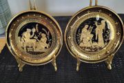 Miniature Greek 24k Gold Dishes/Plates