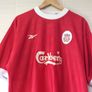 Liverpool Jersey. Official Reebok Mens Home Jersey Season 1998-2000.Original From The Time. Not A Modern Remake. Image 3