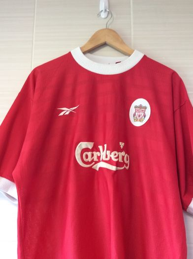 Liverpool Jersey. Official Reebok Mens Home Jersey Season 1998-2000.Original From The Time. Not A Modern Remake.