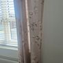 Light pink floral curtains Image 4
