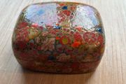 Handmade &amp; Hand-painted lacquered paper mache box