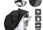 BBQ Cover Outdoor Dust Waterproof Weber Heavy Duty Grill Cover Rain Protective Outdoor Barbecue Cover Round