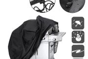 BBQ Cover Outdoor Dust Waterproof Weber Heavy Duty Grill Cover Rain Protective Outdoor Barbecue Cover Round