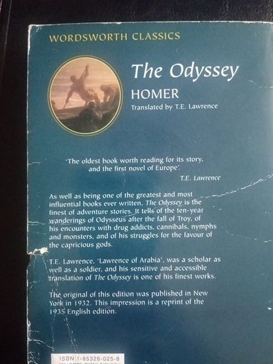 The Odyssey, by Homer