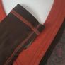 womens top long sleeve v neck brown tones size 10 Image 5