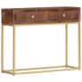 Console Table 90x30x75 cm Solid Mango Wood Image 10