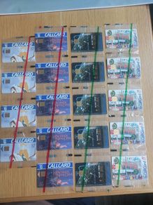 mint callcards in strip