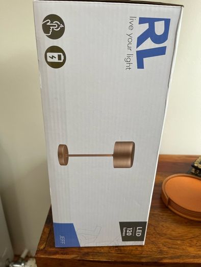LED Rose Gold Lamp Touch lamp/3 Light settings