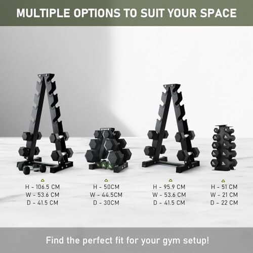Dumbbell Rack Heavy Duty Steel, 3-Tier/ 5-Tier/ 6-Tier Weights Storage Dumbbell Stand, Dumbbell Tree Stand Weights Holder for Home Gym