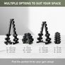 Dumbbell Rack Heavy Duty Steel, 3-Tier/ 5-Tier/ 6-Tier Weights Storage Dumbbell Stand, Dumbbell Tree Stand Weights Holder for Home Gym Image 2
