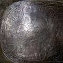 Antique solid brass Chinese bowl with Dragon design Image 3