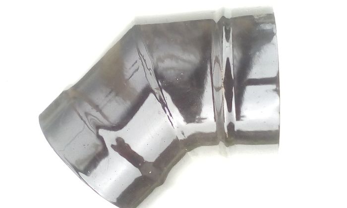 45 Degree Bend Stove Flue Mi-Flue Gloss 6'' 150mm BRAND NEW