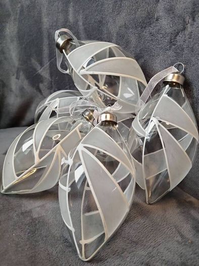 Christmas glass baubles