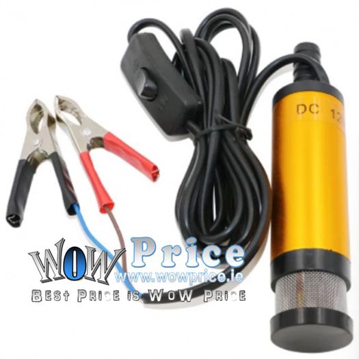 26532 Portable Mini 12V DC Electric Submersible Pump For Pumping Diesel Oil Water 12L/min Fuel Transfer Pump