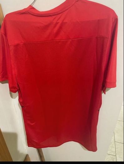 mens red nike dri fit T-shirt