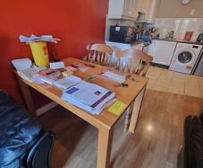 Solid Wood Dining Table & 2 Chairs 80 ONO