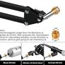 Microphone Stand, Professional Adjustable Mic Stand with Screw Adapter and Pop Filter Suitable for Radio and Television Stations, Recording Studios, Compatible with Blue Yeti Microphone Image 4