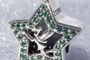 Pandora Disney Tinkerbell Star Faith Love &amp; Pixie Dust Charm New