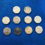 Millenium 50p coin x10 Image 2