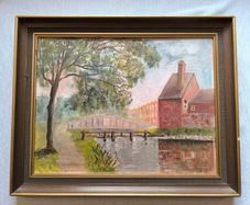 Old Oil Painting  17/21in