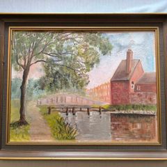 Old Oil Painting  17/21in