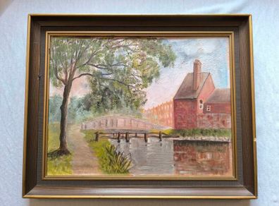 Old Oil Painting  17/21in