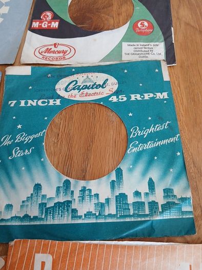 Vintage 7" Record sleeves