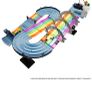 Hot Wheels Mario Kart Rainbow Road Raceway Set Image 2