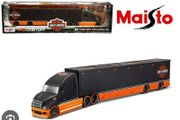 Maisto 1:64 Scale Realistic Harley Davidson Custom Hauler Truck Model Toy Gift
