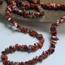 Red Jasper, Poppy Jasper, semi-precious stone necklace Image 2