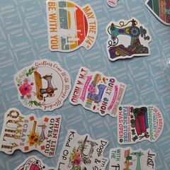 Cute 2 pieces  Sewing Crafting quiltting stickers for Crafting Sewing machine etc