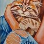 "Happy Together"striking oil painting on canvas Image 4