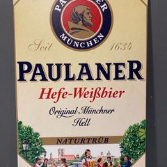 Paulaner Tin Metal sign