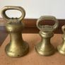 Antique Brass Weights - Bell Weights x 8 Image 2