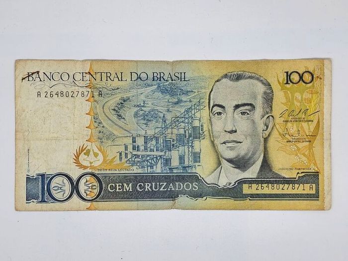 Brasil 100 Cruzados Banknote