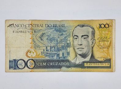 Brasil 100 Cruzados Banknote