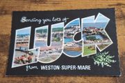 Vintage Postcard Weston-super-Mare, Somerset, England - free standard postage