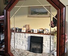 Ornate Octagonal antique style Mirror