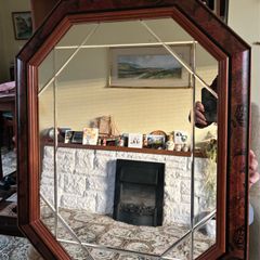 Ornate Octagonal antique style Mirror