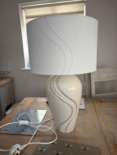 Belleek table lamp