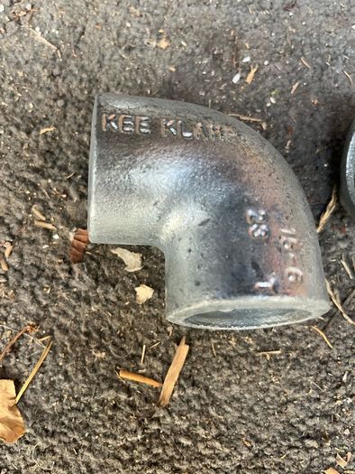 KEE KLAMP . Rail and fittings . Heavy gauge . Galvanized
