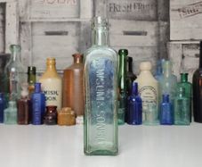274 - Vintage Newsom and Sons Cork Chicory Coffee Decorative Collectible Display Bottle