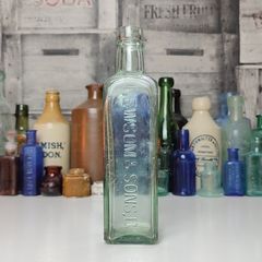 274 - Vintage Newsom and Sons Cork Chicory Coffee Decorative Collectible Display Bottle