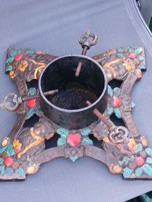 Vintage Cast Iron Xmas Tree Stand