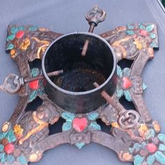 Vintage Cast Iron Xmas Tree Stand