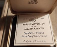 50th anniversary United Nations Commemorate Coin