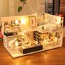 Dollhouse Miniature with Furniture, DIY DollHouse Kit Plus Dust Proof and Music Movement, 1:24 Scale Creative Room (MULTIPLE STYLES Image 3
