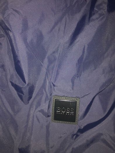 Hugo Boss Reversible jacket fleece waterproof hooded size Medium brand new with tag