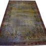 Rare Olive Green Vintage Turkish Rug Image 3